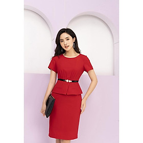 Đầm nữ công sở luperi lfv3159 dáng ôm cách điệu