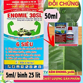 Mua SIÊU TRỢ LỰC Enomil 6 SIÊU- TĂNG HIỆU LỰC THUỐC BVTV - SIÊU THẨM THẤU VÀ BÁM DÍNH CỰC MẠNH - CHỐNG RỬA TRÔI TRONG 30P