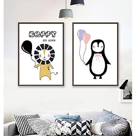 Mua TRANH BỘ 2 TẤM CANVAS KÈM KHUNG- PHONG CÁCH BẮC ÂU - MELYHOME-TB3KK0409- GIÁ RẺ