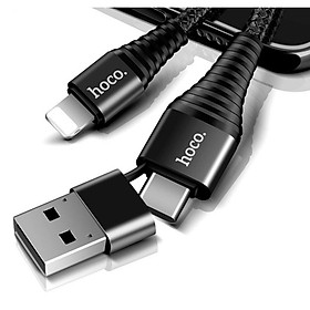 CÁP SẠC TYPE-C USB SANG LIGHTNING HOCO U26