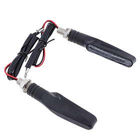 1 Pair 12V Motorcycle LED  Lamp Flowing Indicator Light -Red