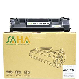 Mực in SAHA 49A/53A sử dụng cho HP Laser 1160, 1320 / P2014, P2015 – Canon LBP 3300 (CRG-308), 3310, 3370 (CRG 315) - Hàng chính hãng