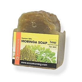 Xà Bông Chùm Ngây Thiên Nhiên Handmade eccomorning - Moringa Soap