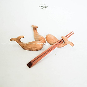 Mua Kê đũa gỗ - gác đũa gỗ trang trí bàn ăn