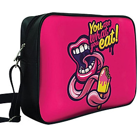 Túi Đeo Chéo Hộp Unisex In Hình You Are What You Eat - TCTE149