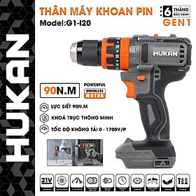 THÂN MÁY KHOAN PIN 21V 13MM BODY HM21-G1-I20 HUKAN -HÀNG CHÍNH HÃNG