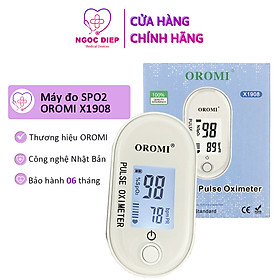 Máy đo SpO2 OROMI X1908 - Đo nồng độ oxy trong máu và nhịp tim qua đầu ngón tay