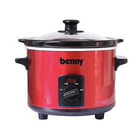 Nồi Tiềm Nấu Cháo Chậm Kho Cá Hầm Chưng Yến Đa Năng Benny BSL-35A (3.5 lít) - Hàng chính Hãng 