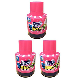 Combo 3 Cốc thả bồn cầu tẩy xanh toilet Mr.Fresh - Hàn Quốc 180g hương Ly (hàng chính hãng)