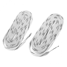 6x1 Pair Premium Sports Ice Hockey Skates Shoe Laces Shoelace 96 inch, White