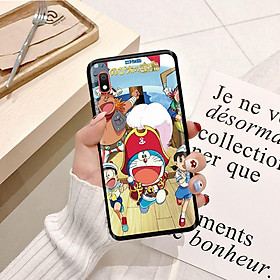 Ốp lưng điện thoại Samsung Galaxy A10 viền silicon dẻo TPU  hình Doremon Phiêu Lưu - Hàng chính hãng