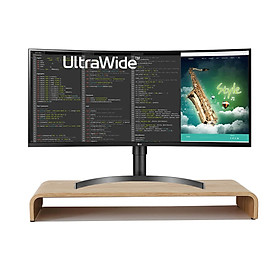 Kệ màn hình máy tính - Kệ Tivi Plyconcept Monitor Stand U800 - Ngang 80 cm - Màu gỗ Sồi