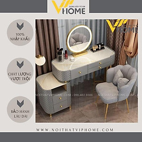 Mua Bàn trang điểm  bàn phấn kèm gương tích hợp đèn LED kèm nút cảm ứng thông minh và ngăn kéo để đồ tện lợi BTD-00145