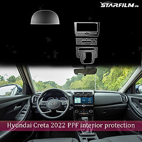 Hyundai Creta 2022 PPF TPU nội thất chống xước tự hồi phục STARFILM