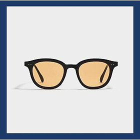 Kính râm vàng Mắt Tròn Gọng Nhựa Thời Trang