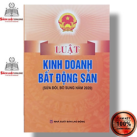 Hình ảnh sách Sách - Luật kinh doanh bất động sản (NXB Lao độn)