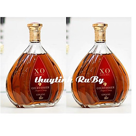 Mua Combo 2 Chai Ruou Thủy Tinh XO Quạt Nắp Vàng 500ML Cao Cấp  Vỏ Chai XO Ruou Kiểu