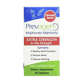 Prevagen Improves Memory - Extra Strength 20mg, 30 Capsules |2 Pack| with Apoaequorin & Vitamin D|Brain Supplement for Better Brain Health, Supports Healthy Brain Function & Clarity|Memory Supplement