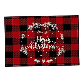 Christmas Placemats Coasters Table Mat for Xmas Party Restaurant Dining Room