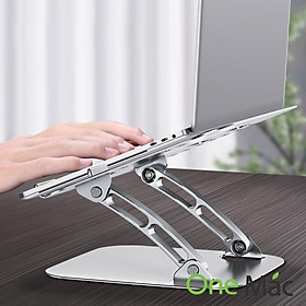 Mua T602 Giá đỡ laptop tablet bằng nhôm kiêm đế tản nhiệt nâng Macbook máy tính bảng Ipad điều chỉnh góc nghiêng độ cao