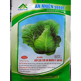 HẠT GIỐNG BẮP CẢI TIM AN NHIÊN F1 AN100 GÓI 10G -  DỄ TRỒNG, ĂN NGON