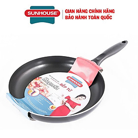 Chảo từ Sunhouse Magnetic Pan SHM18, nhôm cao cấp nguyên chất, sử dụng được bếp từ, Hàng chính hãng