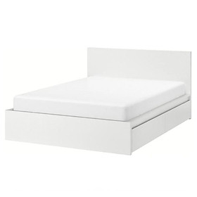 Mua  Miễn phí vận chuyển & lắp đặt  Giường ngủ cao cấp gỗ công nghiệp thiết kế hiện đại tích hợp 2 hộc kéo thông minh Ohaha - GC005 - Màu Trắng