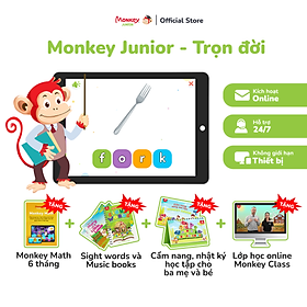[MÃ GIẢM GIÁ LÊN ĐẾN 50K] Ứng dụng Tiếng Anh số 1 cho trẻ mới bắt đầu (0-10 tuổi) - Gói Monkey Junior trọn đời