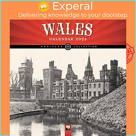 Sách - Wales Heritage Wall Calendar 2024 (Art Calendar) by Unknown (US edition, paperback)