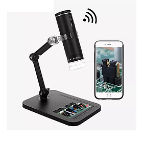 Mua ROGTZ Kính Hiển Vi Kỹ Thuật Số Zoom 1000X Kỹ Thuật Số 1080P WIFI Đèn LED Kết Nối Điện Thoại Không Dây F210 - Hàng Nhập Khẩu