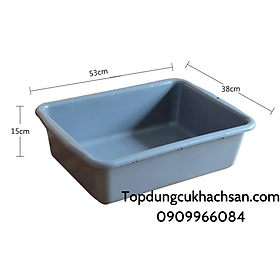 Mua Thau và xô nhựa chuyên dụng cho xe đẩy 3 tầng phục vụ nhà hàng
