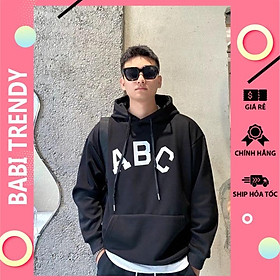 Áo hoodie nam nữ ABC unisex nỉ phong cách ovesize siêu đáng yêu ngộ nghĩnh Form Rộng – ST210 – babitrendy