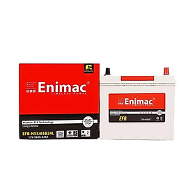 Bình Ắc Quy ENIMAC EFB N55/65B24L/L(S) (12V-52AH) - Cọc L