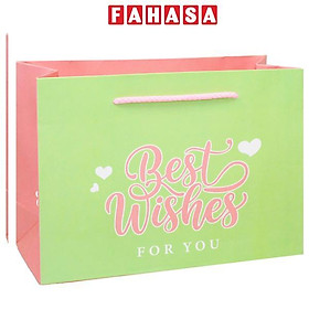 Túi Giấy Mi Ngang - Size M - Linh Lan - Mẫu 21