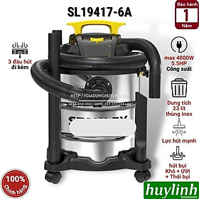 Mua Máy hút bụi 3 chức năng Stanley SL19417-6A - Dung tích 23 lít - Công suất 4000W  5.5HP  - Hút bụi khô ướt và thổi bụi - Hàng chính hãng