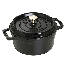 Nồi gang tròn Staub Đen 20cm