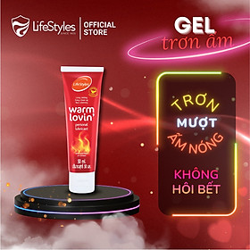 Gel Bôi Trơn LifeStyles Warm Lovin' Massage Lotion Bôi Trơn Quan Hệ Tăng Cảm Giác Ấm Nóng 50ml