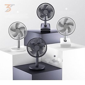 Mua Quạt tích điện để bàn  thiết kế chắc chắn  đầu xoay 360 độ dễ dàng  phù hợp với mọi yêu cầu