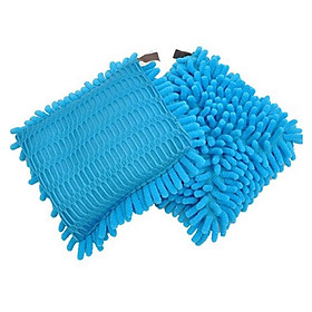 Mua Bộ 2 khăn lau nhà bếp  khăn nhắc nồi san hô 15x15 cm  giao màu ngẫu nhiên+Tặng kèm hình dán