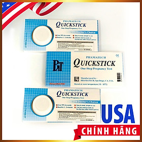 MUA 03 QUE THỬ THAI QUICKSTICK TẶNG NGAY 30 CÁI KHẨU TRANG Y TẾ KHÁNG KHUẨN 