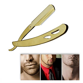 Dao Cạo Râu Barber Cổ Điển, Dao Cạo Tóc Mặt Tỉa Chân Mày Tặng kèm cây nặng mụn cao cấp (Màu Ngẫu Nhiên)