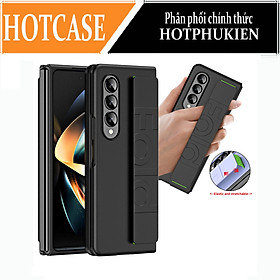 Ốp lưng chống sốc đeo tay cho Samsung Galaxy Z Fold 3 / Z Fold 4 / Fold 5 Fold 6 5G có đai đeo hand trap chống rơi rớt hiệu HOTCASE Luxury Silicone Wristband Case - chất liệu cao cấp, thiết kế thời trang sang trọng có đai đeo tay an toàn - Hàng nhập khẩu
