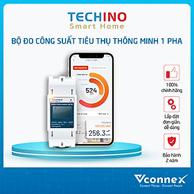 Mua Bộ đo công suất tiêu thụ điện Thông Minh 1 Pha - Giám Sát và tính toán Điện Năng Thông Minh Vconnex