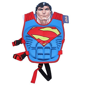 Phao bơi trẻ em, áo phao bơi SUPERMAN (Bé từ 2 - 10 tuổi), chất liệu tiêu chuẩn EU - POKI