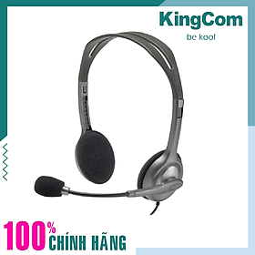 Mua Logitech H110 3.5mm   Tai Nghe Chụp Tai Tích Hợp Micro Cho Máy Tính - Hàng Chính Hãng