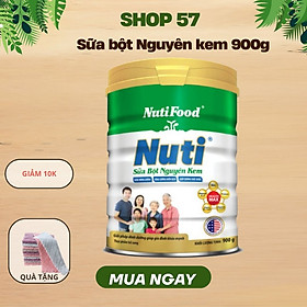 Sữa bột nguyên kem của NutiFood 900 Gr