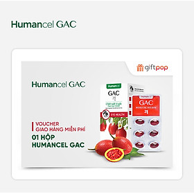 Super Gac - Voucher 1 hộp Humancel GAC