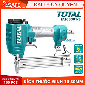 Máy bắn đinh thẳng dùng hơi Total TAT83301-3 Khả năng tải 100 pcs Kích thước đinh 10-30mm Ga18,1.25x1.00mm