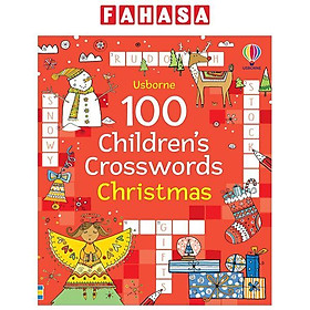 Sách ngoại văn: 100 Children's Crosswords - Christmas - Usborne