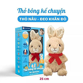 Thỏ Khăn Đỏ - Gấu Bông Kể Chuyện Tân Việt - Kể Chuyện Song Ngữ Cho Bé - TV - Nhà sách Tân Việt